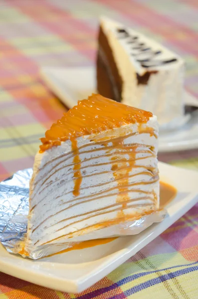 Gâteau de crêpe orange — Photo