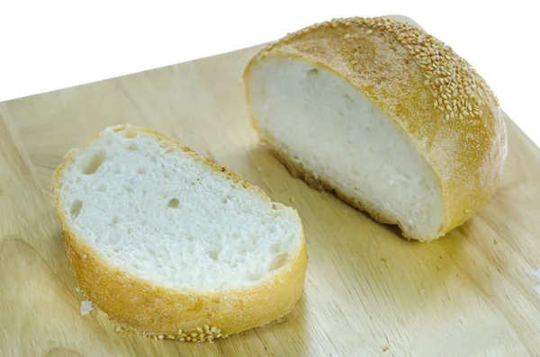 보드에 신선한 빵 — 스톡 사진