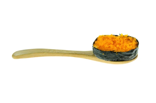 Japonské sushi se lžičkou — Stock fotografie