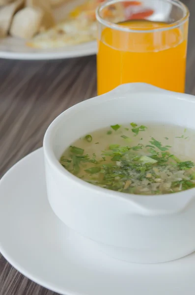 Rice soup , asian food — Stock Photo, Image
