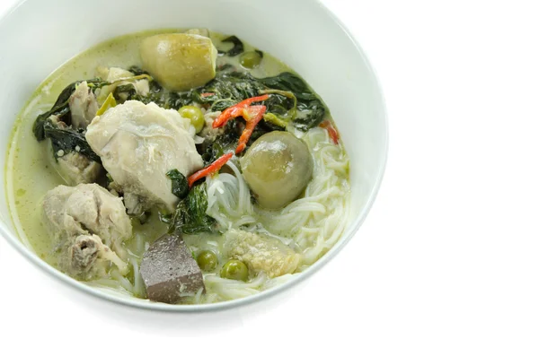 Green curry in bowl — Stock Photo, Image