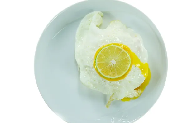 Top view of fried egg — Stock Photo, Image