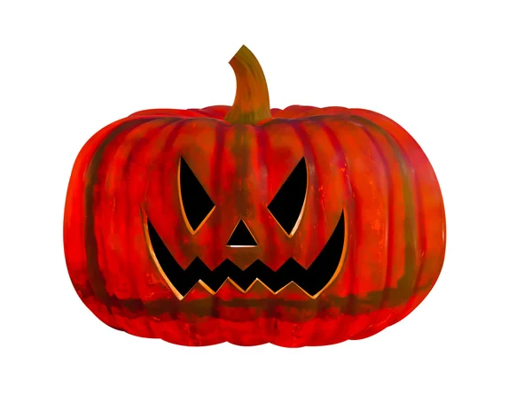 Halloween pumpkin with black inside — Stock Photo, Image