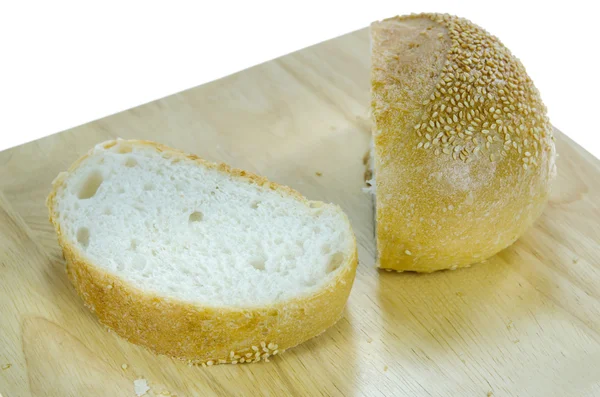 Bread on board — Stock Photo, Image