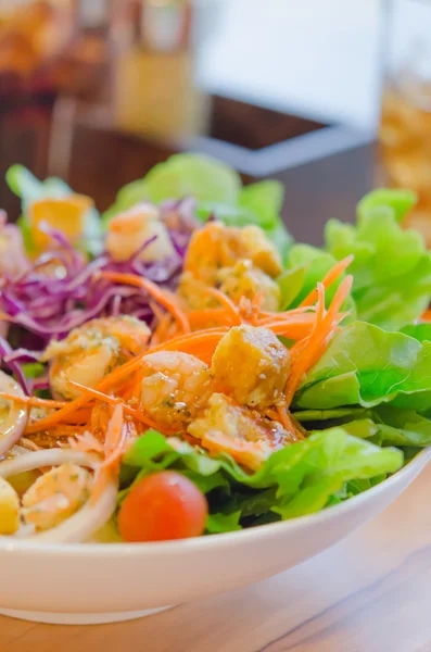 Prawn salad — Stock Photo, Image