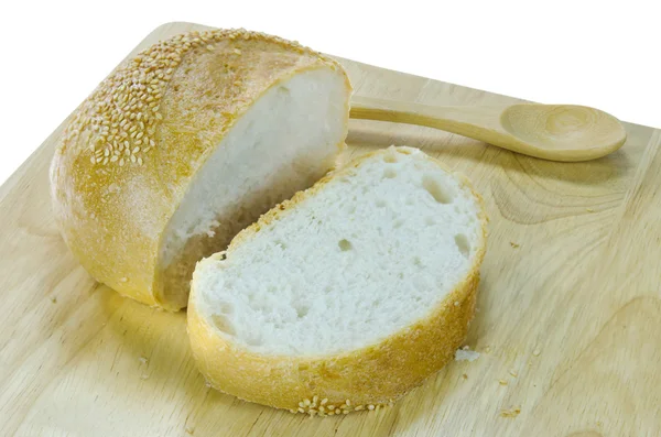 Taze ekmek ile seasame — Stok fotoğraf