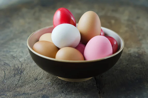 Colorful of eggs — Stock Photo, Image