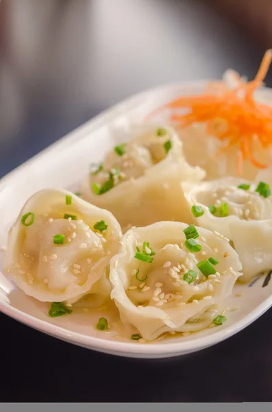 Mandu, koreanska dumplings — Stockfoto