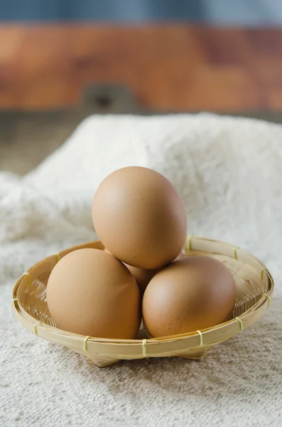 Brown eggs — Stock Photo, Image