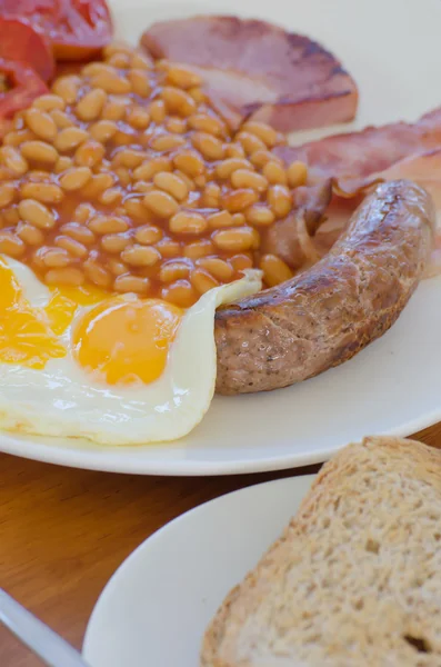 Perinteinen Englanti aamiainen — kuvapankkivalokuva