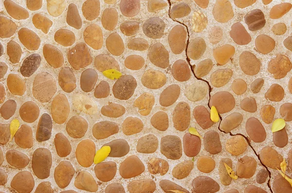 Parede de pedra marrom — Fotografia de Stock