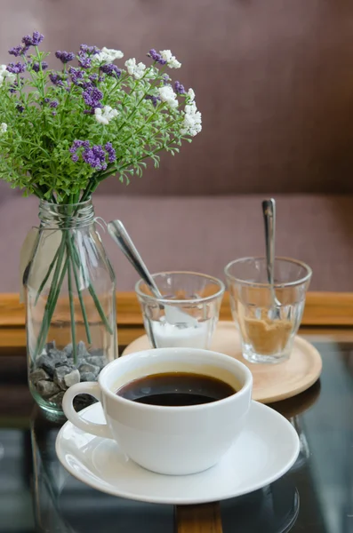 一杯黑咖啡 — 图库照片