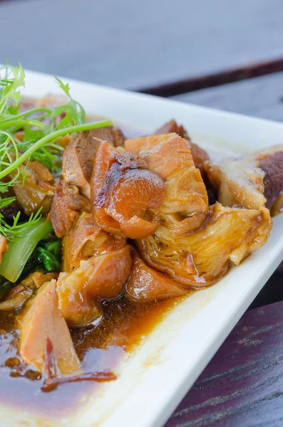 Stewed pork — Stock Photo, Image