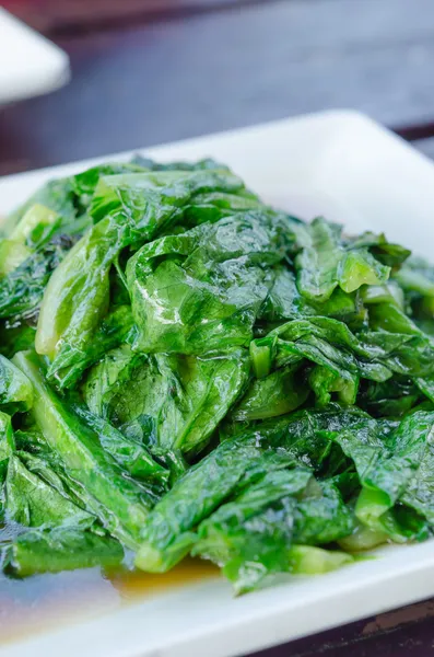 Stir fried green vegetable — Stock Photo, Image