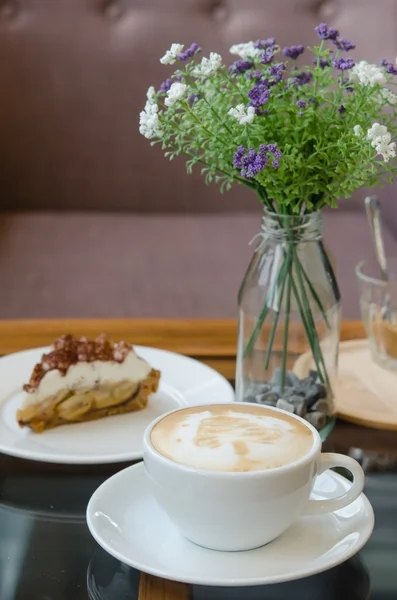커피와 파이 — 스톡 사진