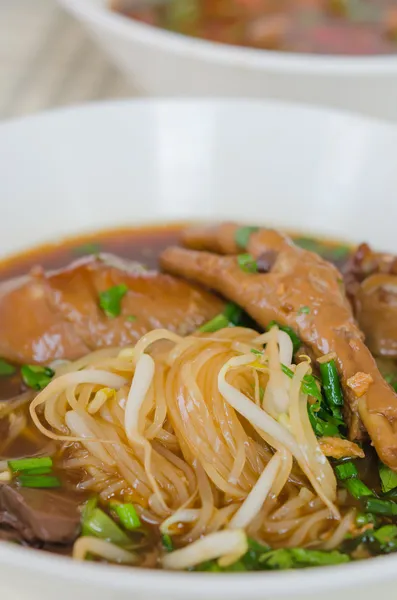 Sopa de fideos de pollo — Foto de Stock