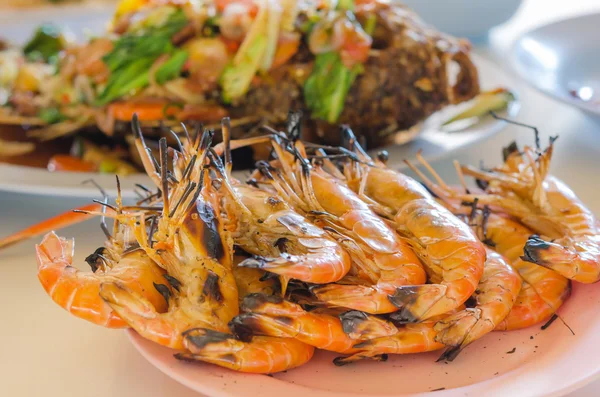 Grilled Shrimp — Stock Photo, Image