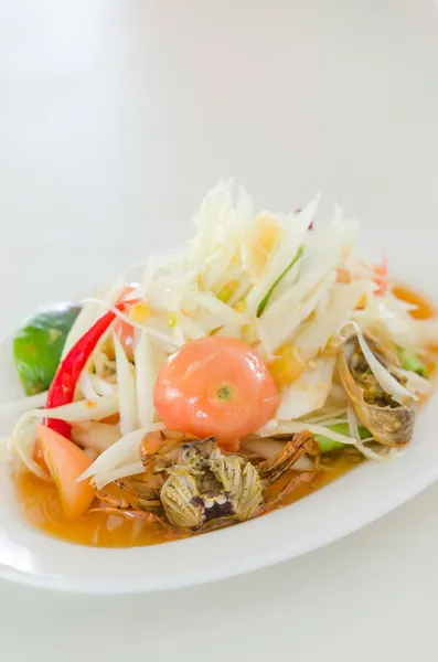 Spicy papaya salad — Stock Photo, Image