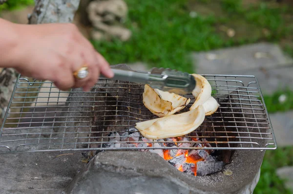 Grillezett tintahal — Stock Fotó