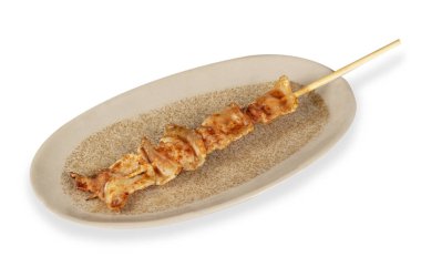 Mala ızgara ızgara Sichuan biberi, acı, baharatlı ve lezzetli sokak yemekleri.