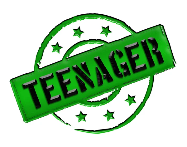 Razítko - teenager — Stock fotografie