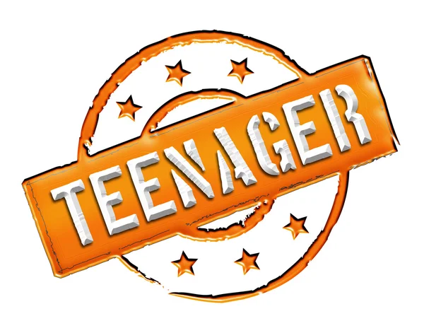 Stamp - Teenager — Stock Photo, Image