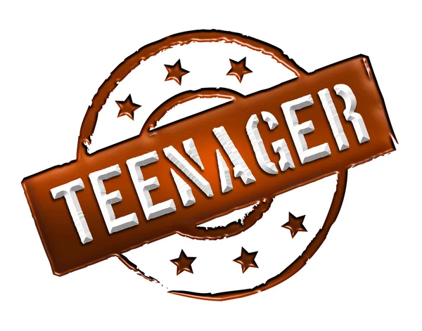Stamp - Teenager — Stock Photo, Image
