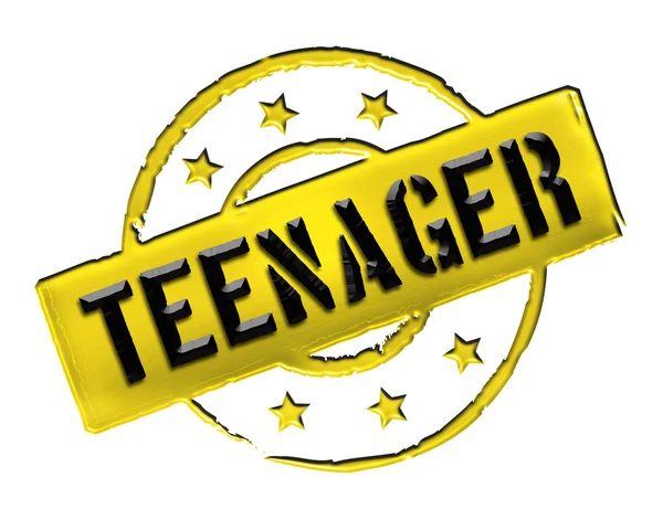 Razítko - teenager — Stock fotografie
