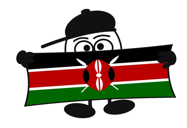 Eierkopf-欢迎肯尼亚 — 图库照片