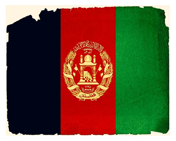Grungy flagga - afghanistan — Stockfoto
