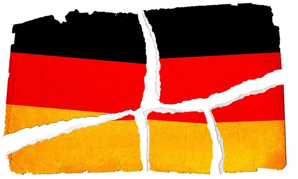 Grungy vlag - Duitsland — Stockfoto