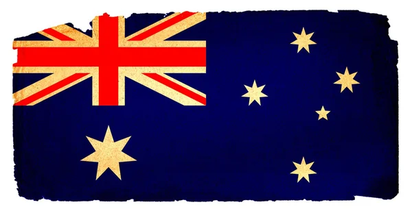 Grungy flagga - Australien — Stockfoto