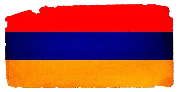 Bandeira Grungy - Arménia — Fotografia de Stock