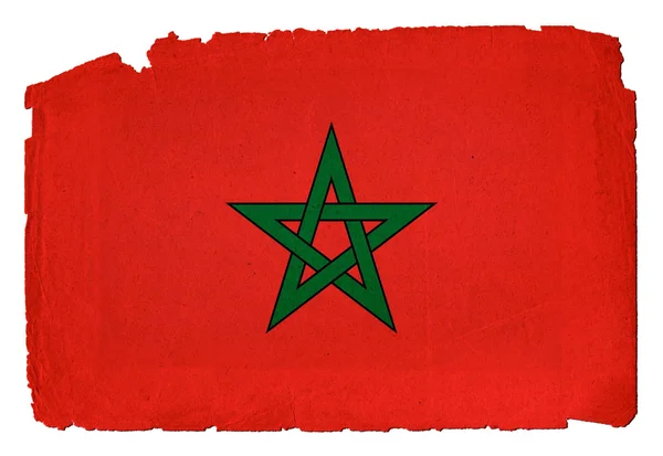 Grungy σημαία - Μαρόκο — Φωτογραφία Αρχείου