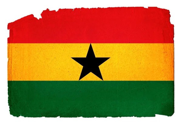 Grungy flagga - ghana — Stockfoto