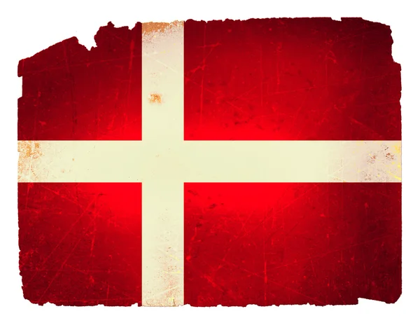 Grungy Flag - Danemark — Photo