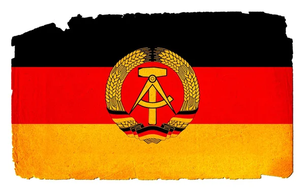 Bandeira Grungy - DDR — Fotografia de Stock