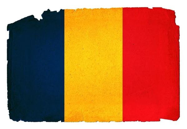 Grungy Flag - Romania — Stock Photo, Image