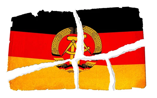 Grungy vlag - ddr — Stockfoto