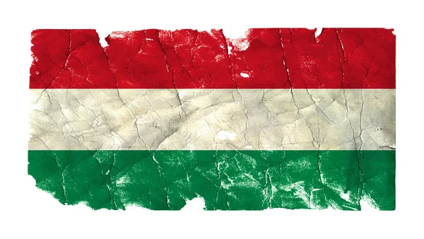 Шорсткий прапор - Угорщина — стокове фото