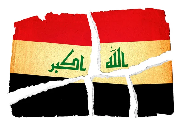 Grungy Flag - Iraq — Stock Photo, Image