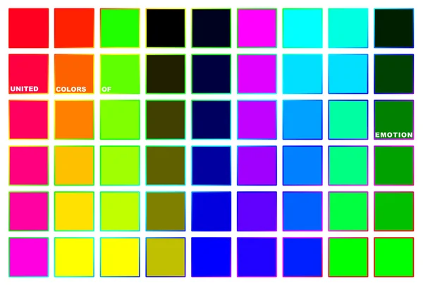 United Colours of emotion — Stock Photo, Image