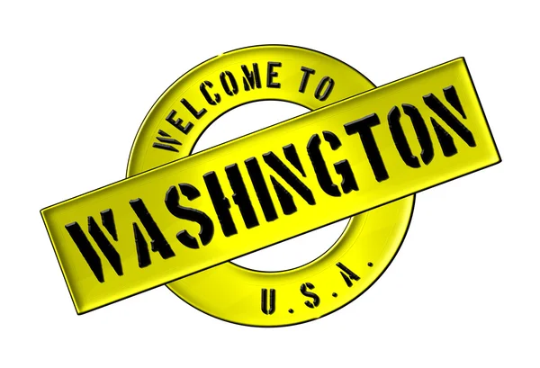 Vítejte do Washingtonu — Stock fotografie