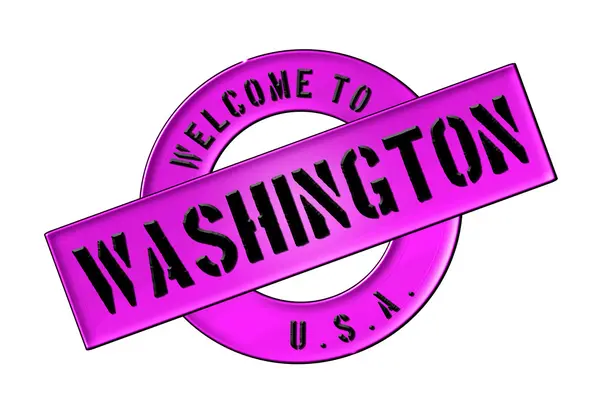 Vítejte do Washingtonu — Stock fotografie