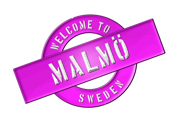 Welcome to Malmö — Stock Photo, Image