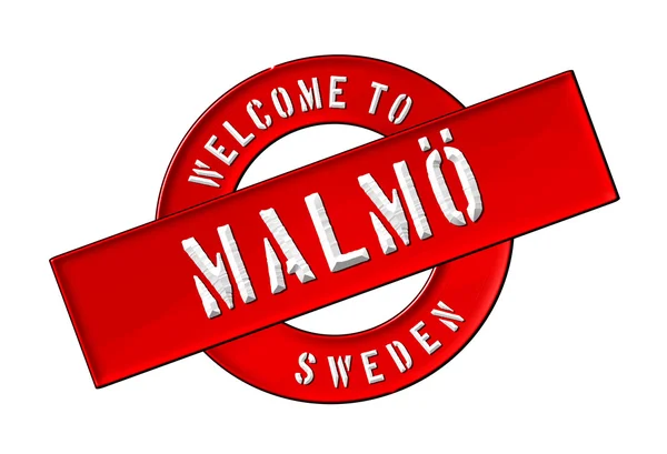 Welcome to Malmö — Stockfoto