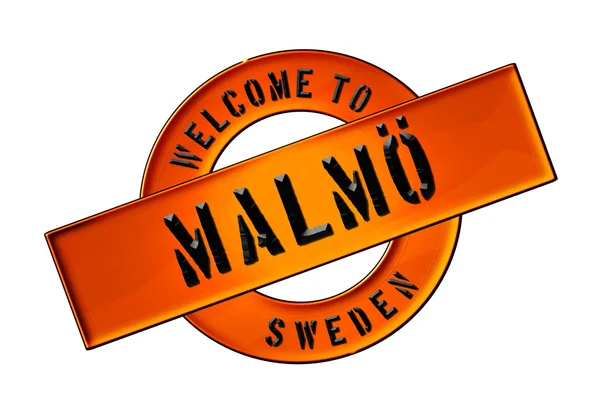 Welcome to Malmö — Stockfoto