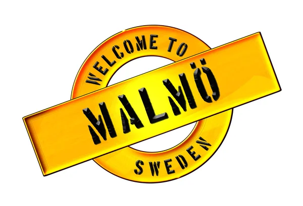 Welcome to Malmö — Stock Photo, Image