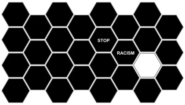Arrêtez le racisme — Photo
