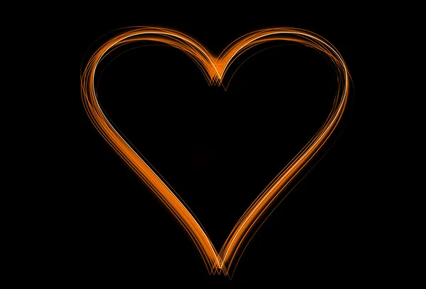 Orange Heart — Stock Photo, Image